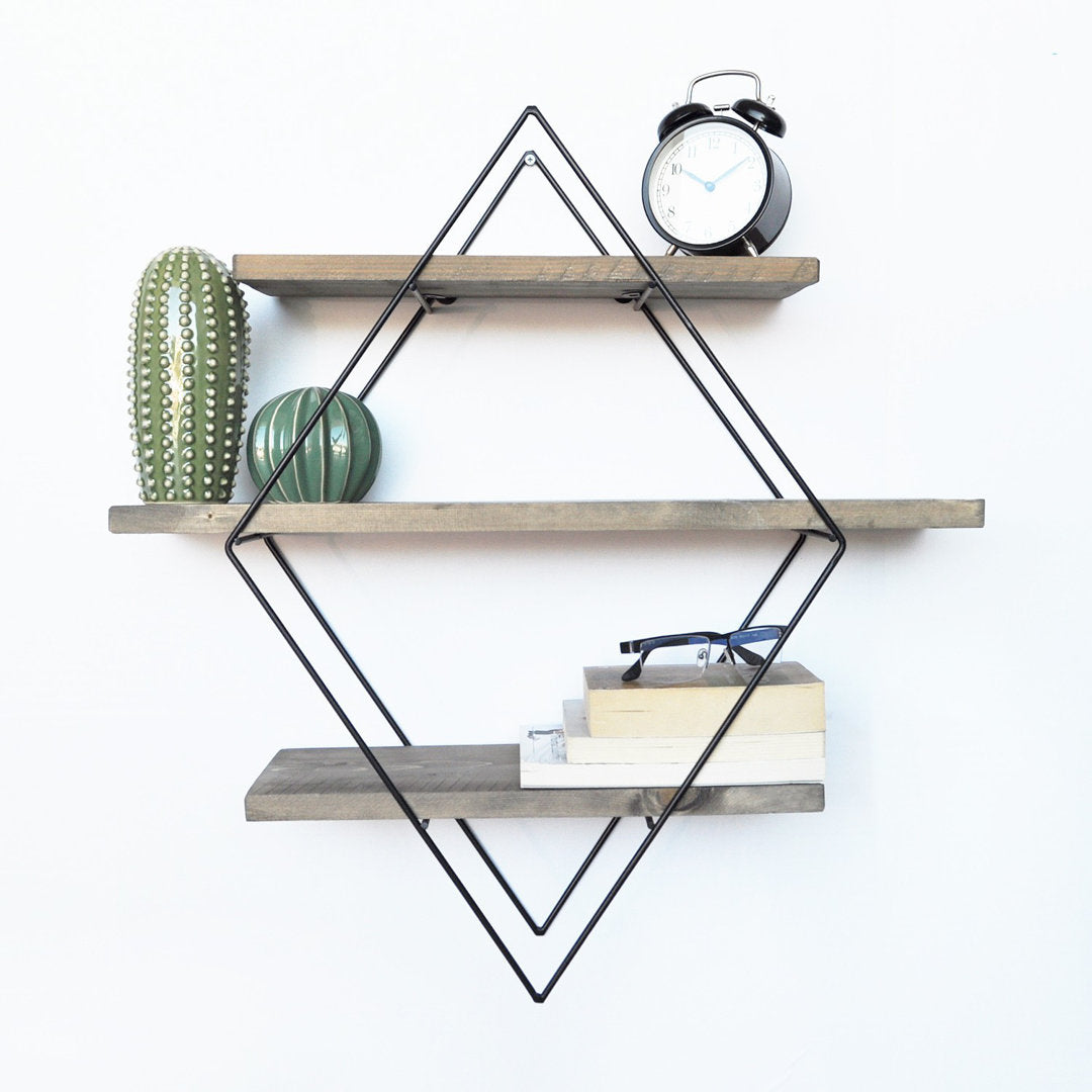 Alyssa 3 Piece Diamond Solid Wood Tiered Shelf Mistana™