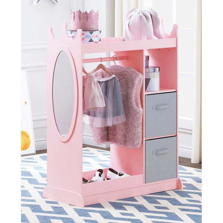 Helen Armoire Gemma Violet Color: Pink
