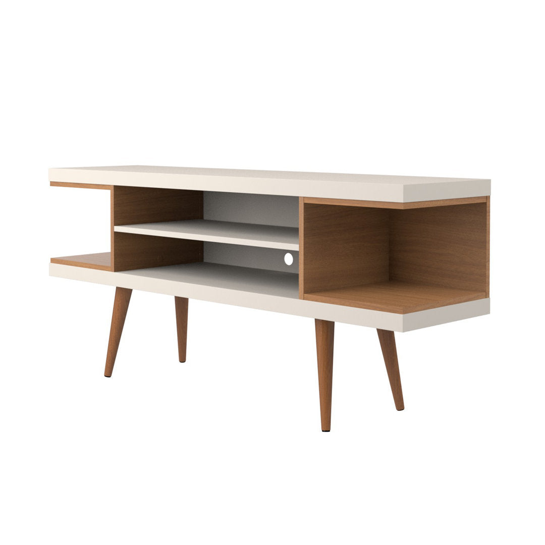 Michaelson TV Stand for TVs up to 50" Wade Logan® Color: Off White/Maple Cream