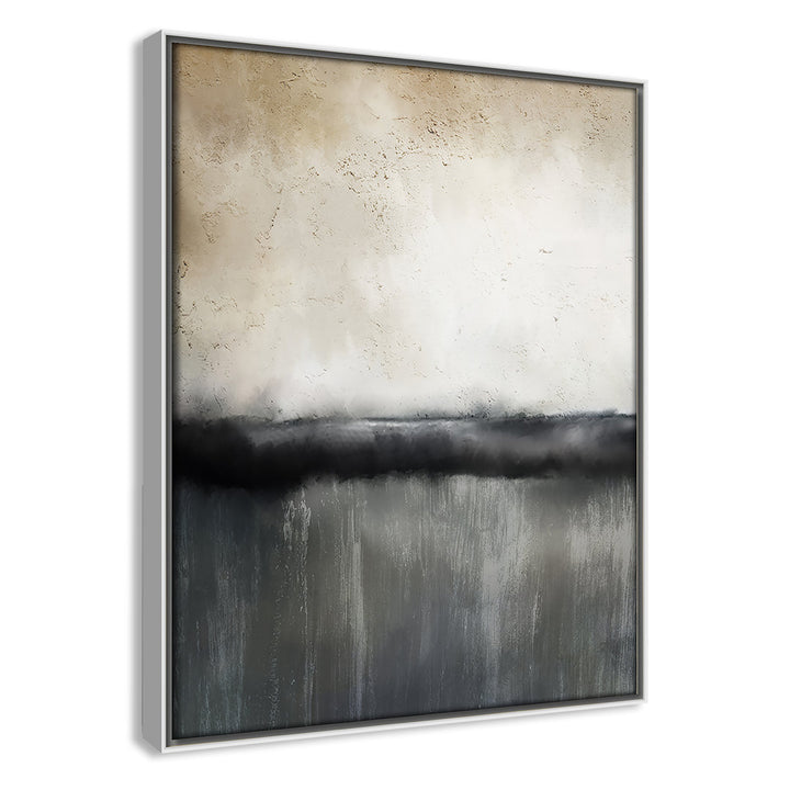 Sunset by Kimberly Allen Print Joss & Main Size: 15.5" H x 12.5" W x 2" D Format: White Framed Canvas