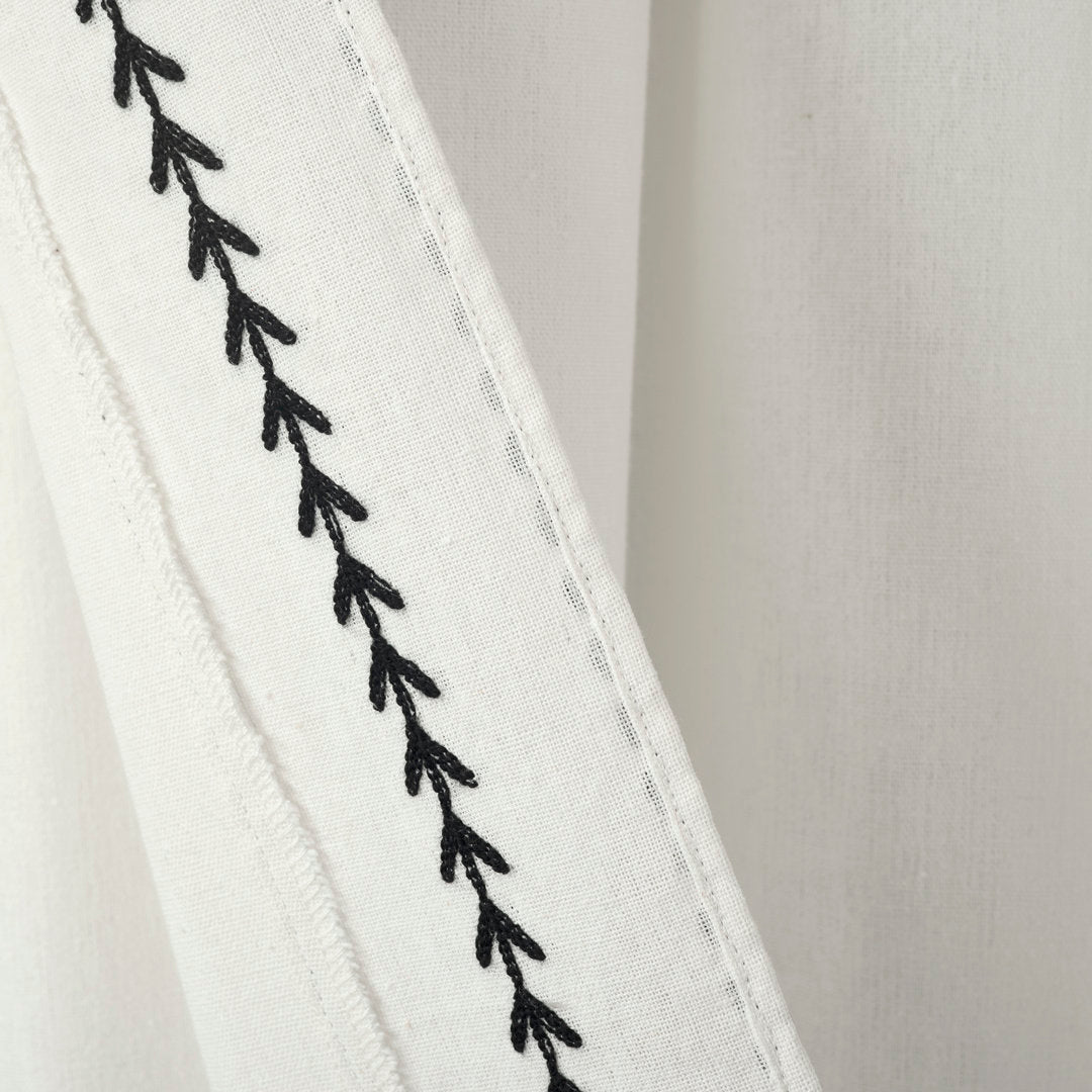 Yori Polyester Blend Semi-Sheer Curtain Panel Birch Lane™