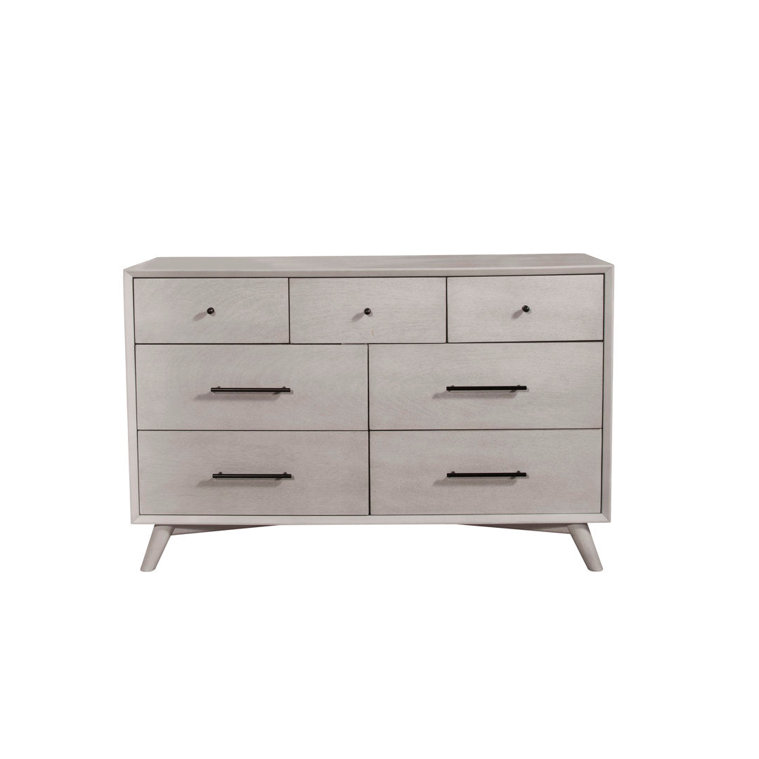 Williams 7-Drawer Dresser AllModern Color (Frame/Drawer): Gray