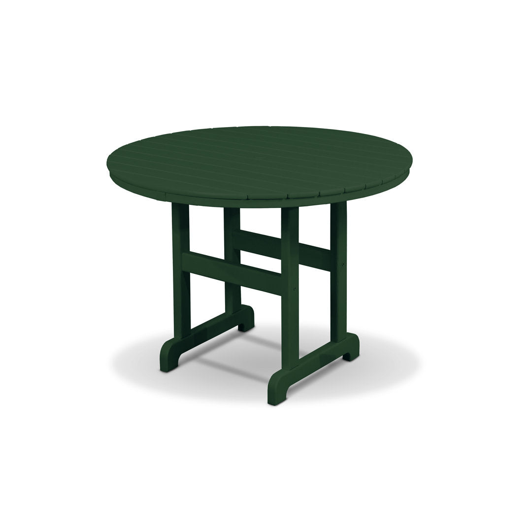 Monterey Bay Round Dining Table Trex Outdoor Color: Dark Green