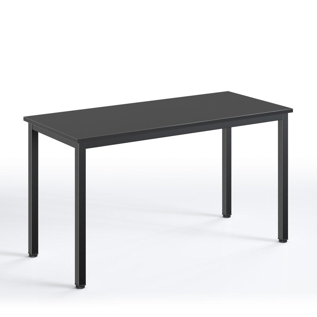 Rockett Desk Red Barrel Studio® Color (Top/Frame): Black/Black Size: 29.5" H x 63" W x 23.6" D