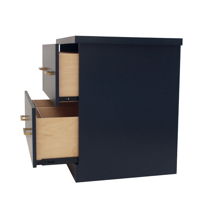 Socorro 2-Drawer Lateral Filling Cabinet Beachcrest Home™ Color: Red Oak/Gold