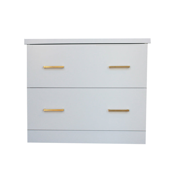 Socorro 2-Drawer Lateral Filling Cabinet Beachcrest Home™ Color: Red Oak/Gold