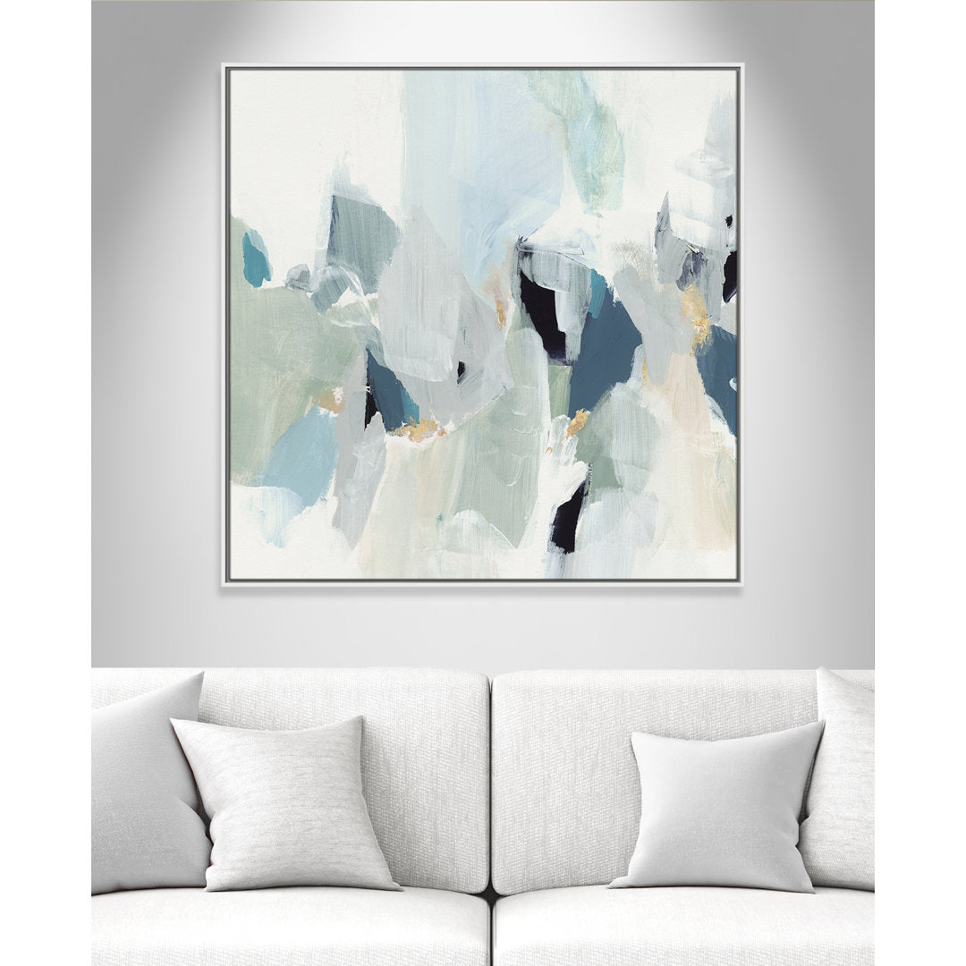 Little Talks II by Isabelle Z - Picture Frame Print on Canvas Casa Fine Arts Size: 41.5" H x 41.5" W x 2" D Format: White Floater Framed Canvas