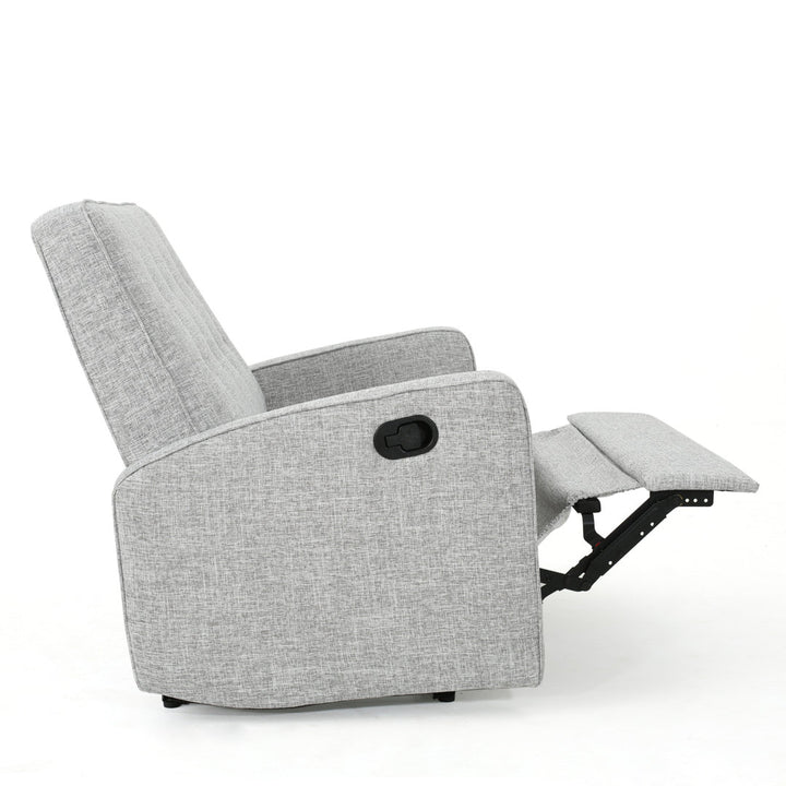 Lieb 47" Wide Manual Standard Recliner Ivy Bronx Fabric: Light Gray Polyester
