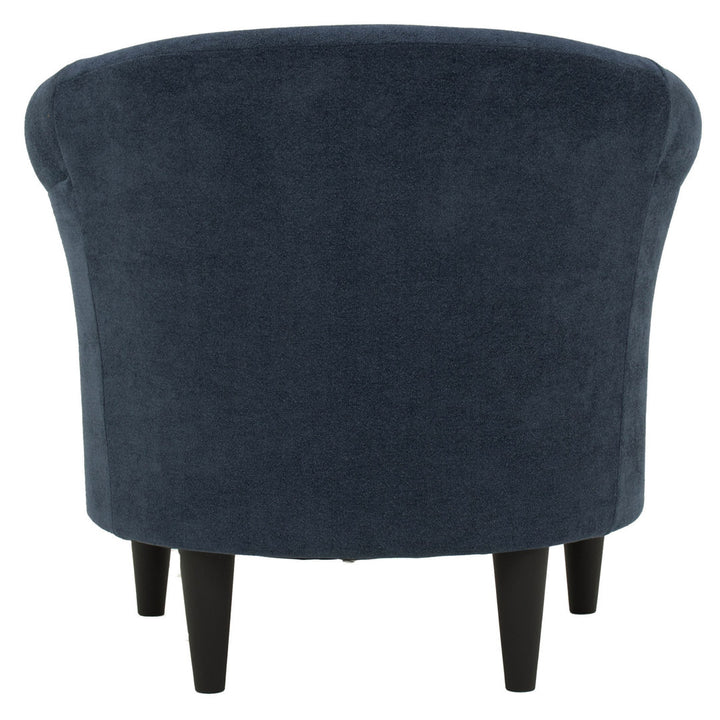 Adea Polyester Barrel Chair Lark Manor™ Fabric: Chloe Indigo 100% Polyester