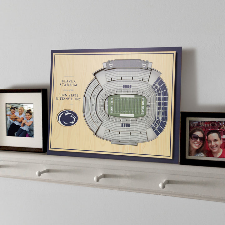 NCAA 5-Layer StadiumViews 3D Wall Art YouTheFan NCAA Team: Pennsylvania State University