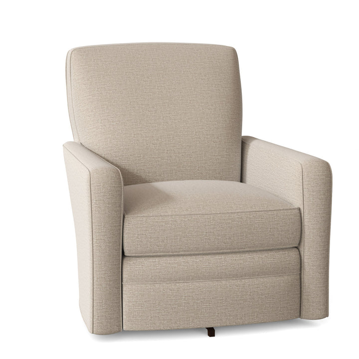 Idana 32" Wide Swivel Armchair Birch Lane™ Arm Covers: Yes, Body Fabric: Shambala 10 Beige Performance Chenille