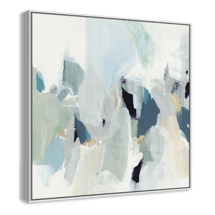 Little Talks II by Isabelle Z - Picture Frame Print on Canvas Casa Fine Arts Size: 41.5" H x 41.5" W x 2" D Format: White Floater Framed Canvas