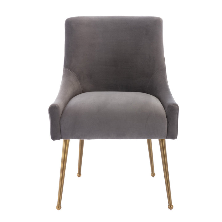 Magallanes Velvet Upholstered Side Chair (Set of 2) Willa Arlo™ Interiors Upholstery Color: Gray