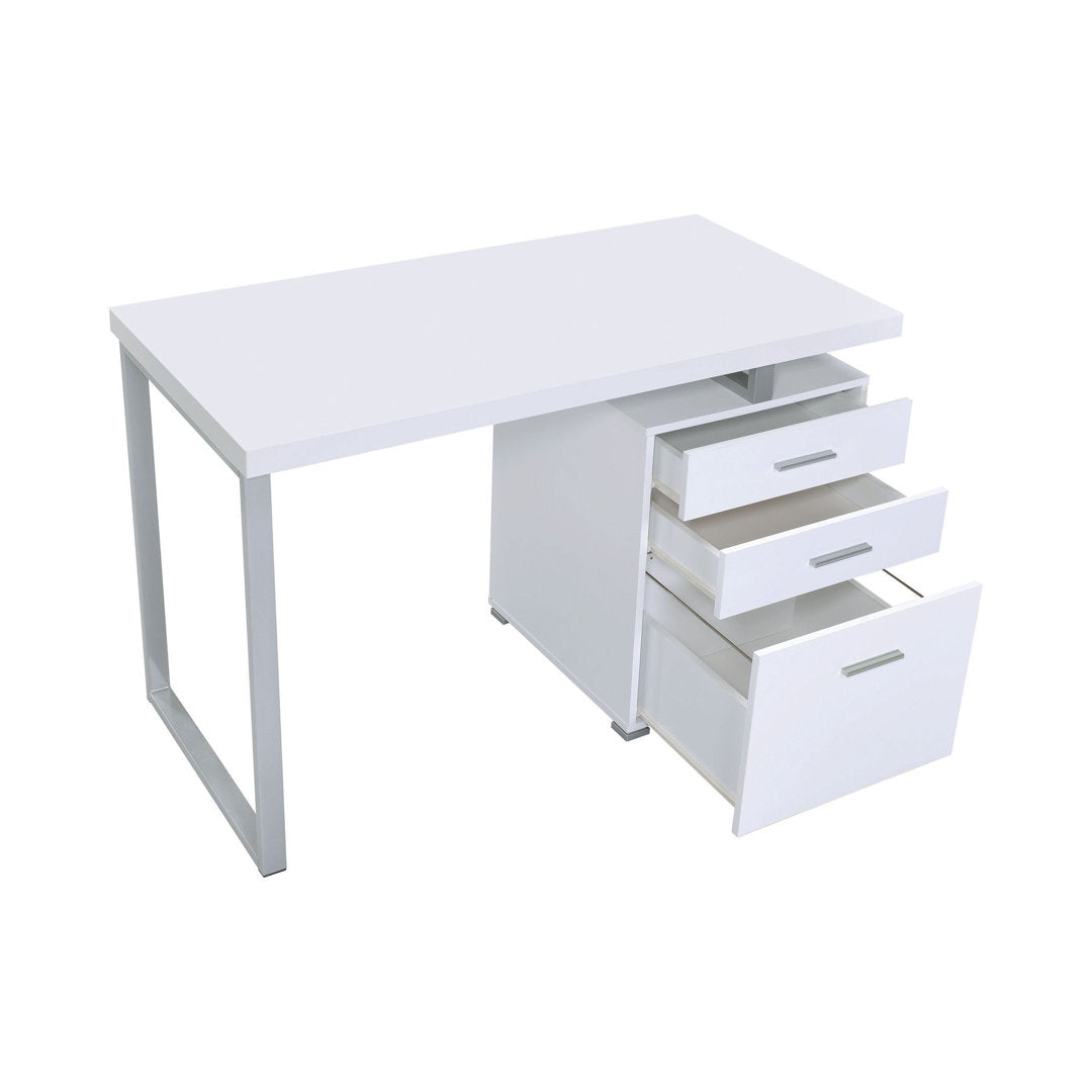 Kaitlyn Reversible Desk Wade Logan® Color: White