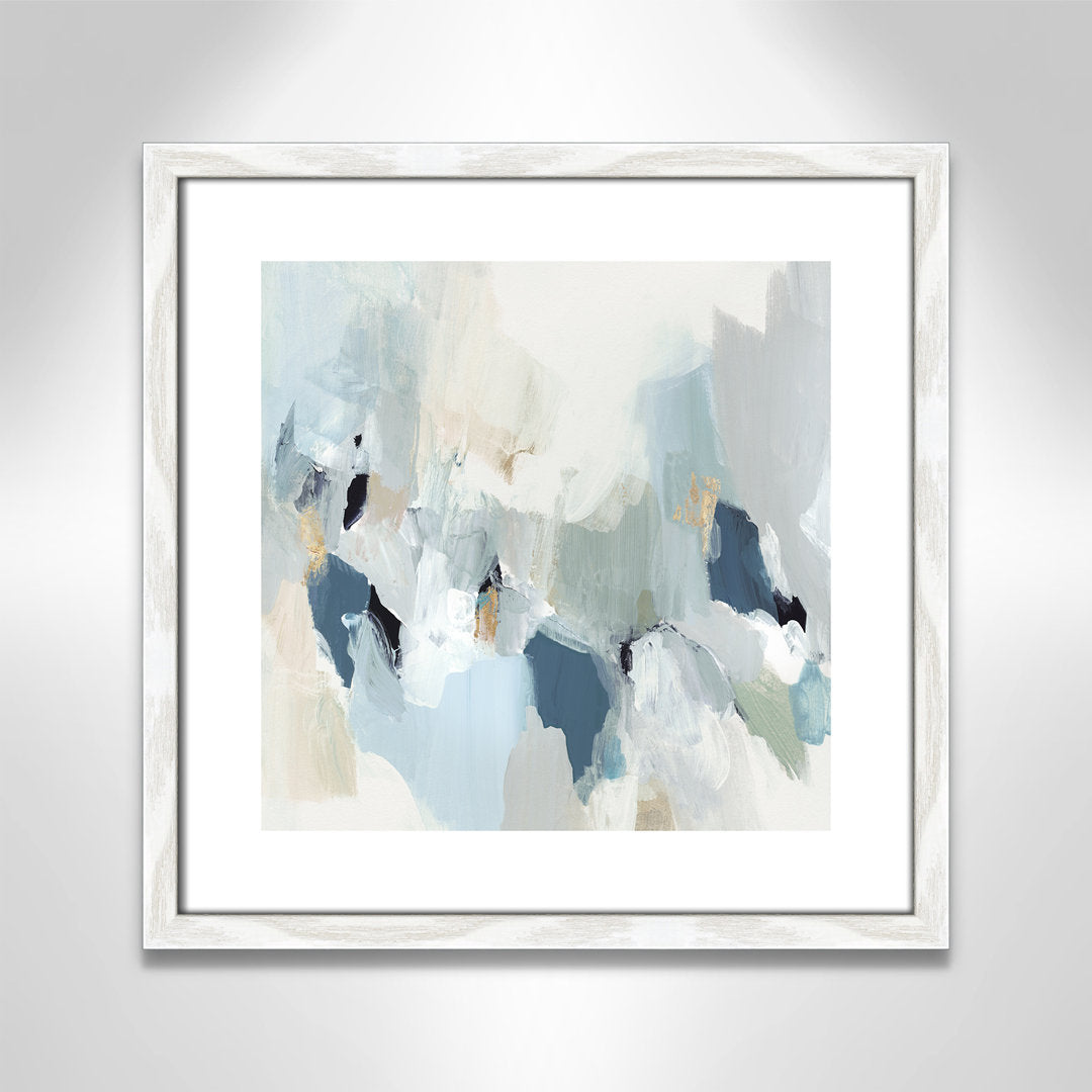 Little Talks II by Isabelle Z - Picture Frame Print on Canvas Casa Fine Arts Size: 18.25" H x 18.25" W x 0.75" D Format: White Wood Framed Paper