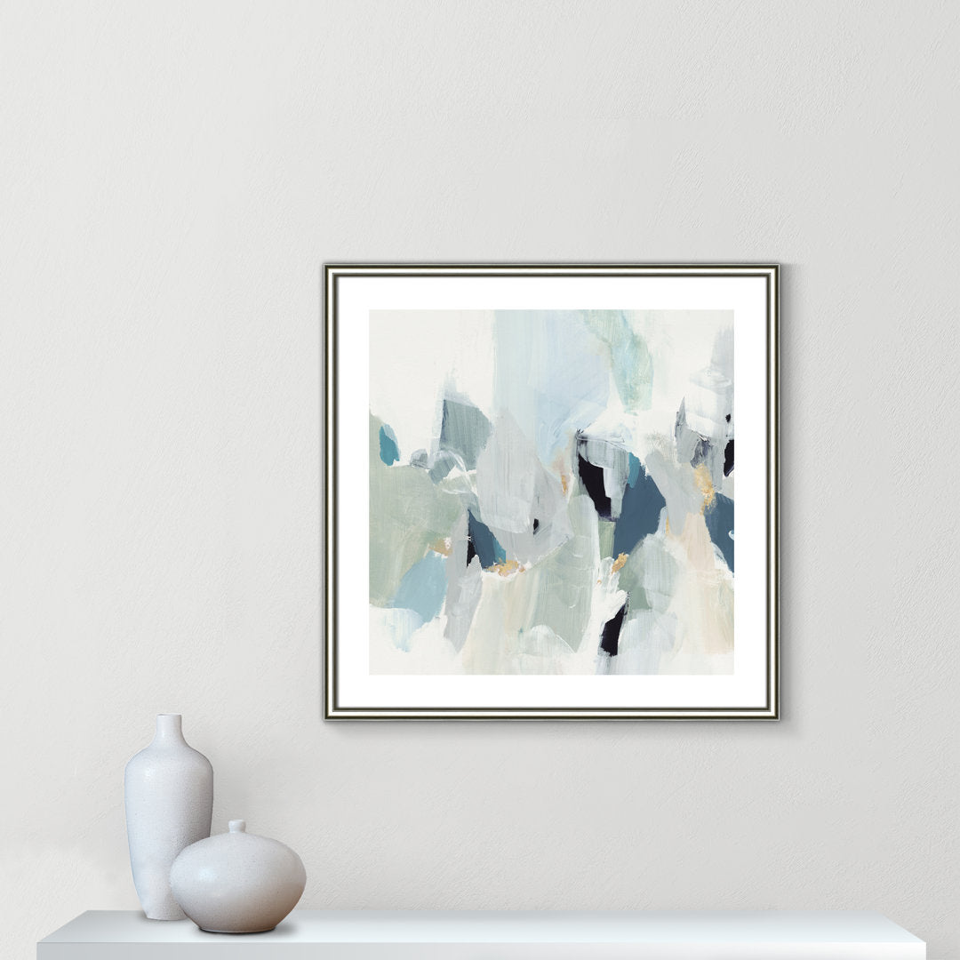 Little Talks III' by Isabelle Z - Painting Print Casa Fine Arts Size: 28.75" H x 28.75" W x 0.88" D Format: Silver Framed Paper