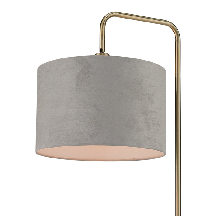 Chattahoochee 58" Arched Floor Lamp Ebern Designs Base Finish: Brass