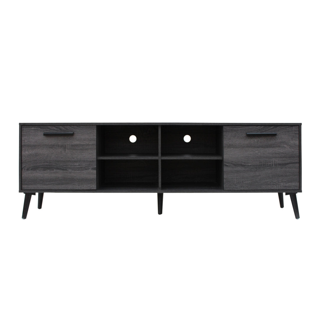 Caernarfon TV Stand for TVs up to 73" Wade Logan® Color: Sonoma Grey Oak