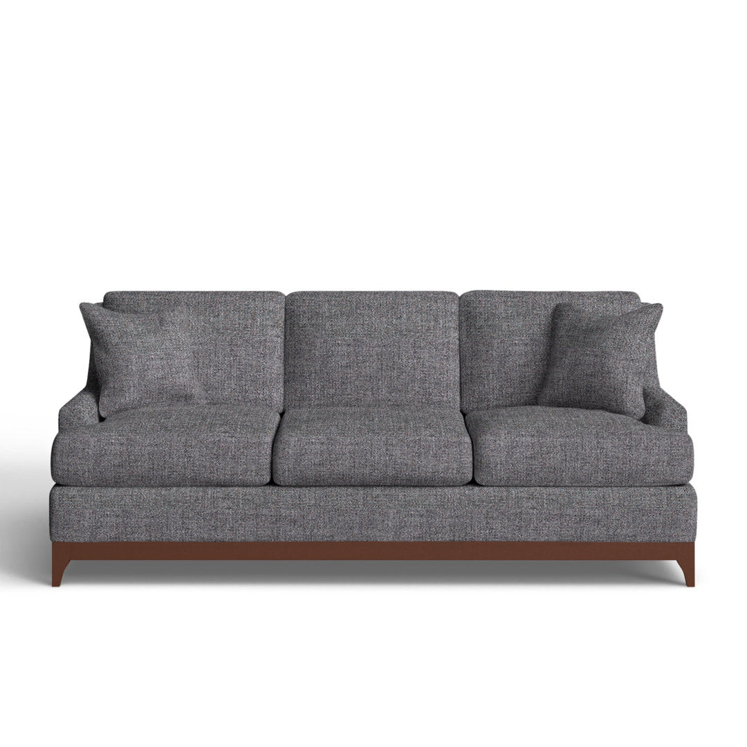 Madelyn 89" Recessed Arm Sofa Wayfair Custom Upholstery™ Fabric: Cast Slate Sunbrella® Plainweave