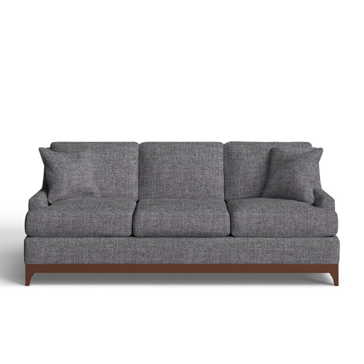 Madelyn 89" Recessed Arm Sofa Wayfair Custom Upholstery™ Fabric: Cast Slate Sunbrella® Plainweave