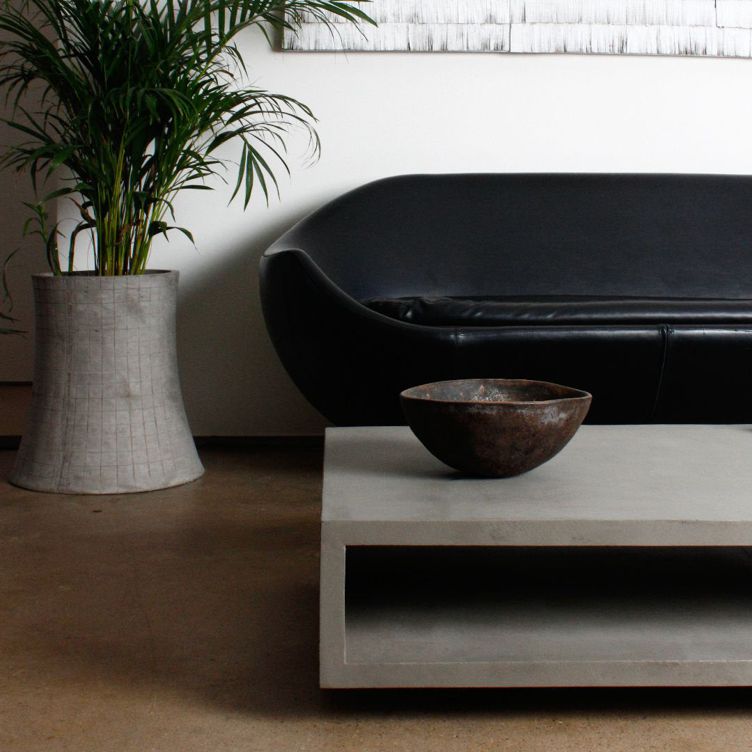 Monobloc Sled Coffee Table with Storage Lyon Beton
