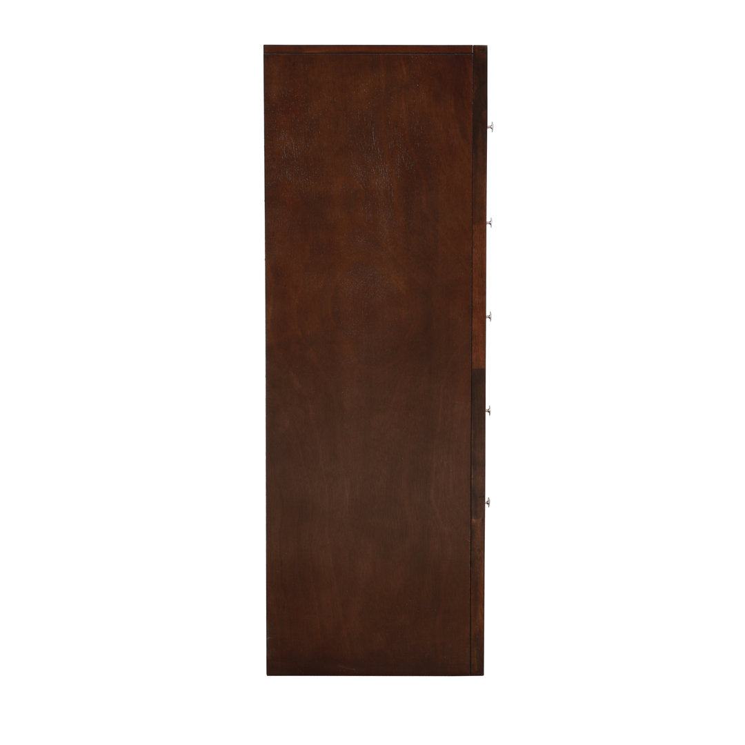 Marilla 5-Drawer Chest Glory Furniture Color: Cappaccino