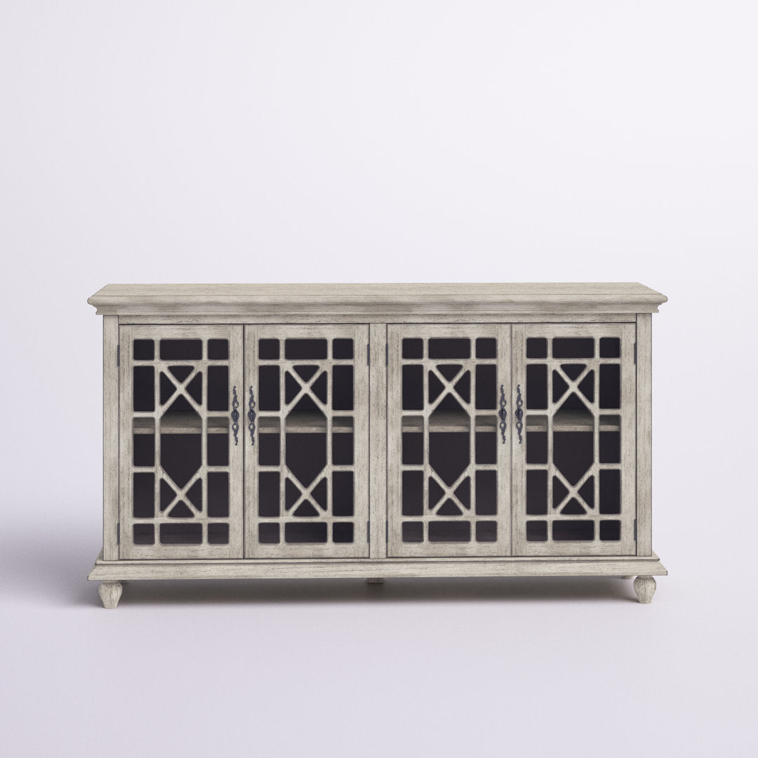 Ira TV Stand for TVs up to 65" Mistana™ Color: Ivory