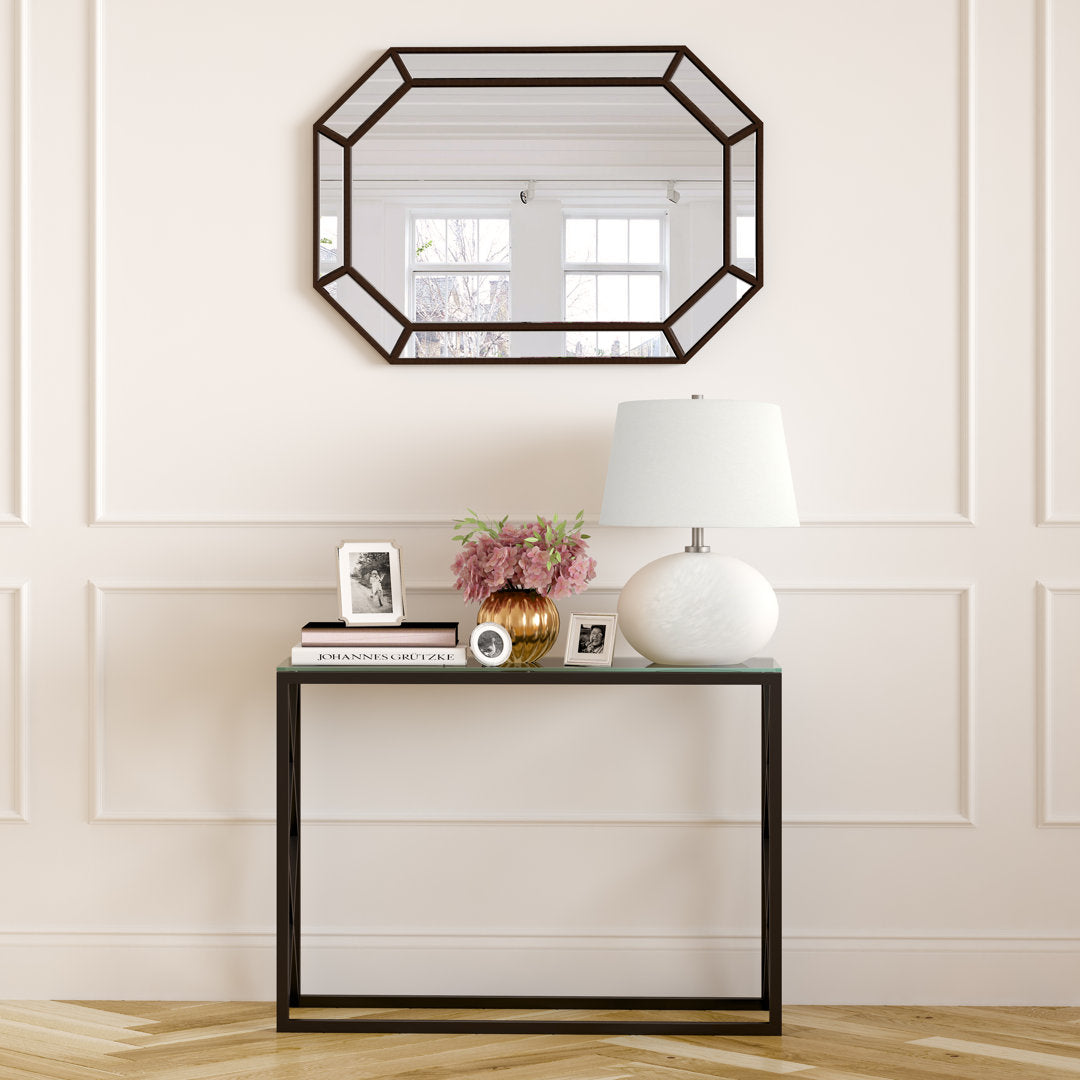 Wynnifred 42" Console Table Ebern Designs Color: Blackened Bronze