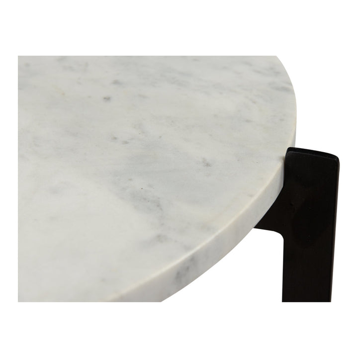 Blanche Marble Top End Table with Storage AllModern