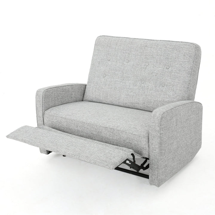 Lieb 47" Wide Manual Standard Recliner Ivy Bronx Fabric: Light Gray Polyester