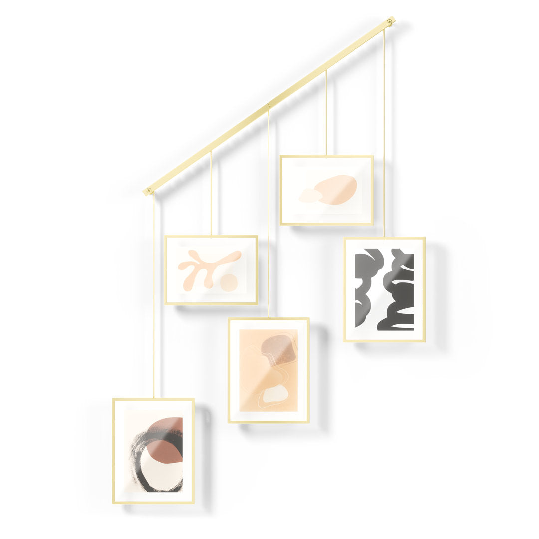 5-Piece Matte Metal Collage Frame Set Umbra Color: Matte Brass