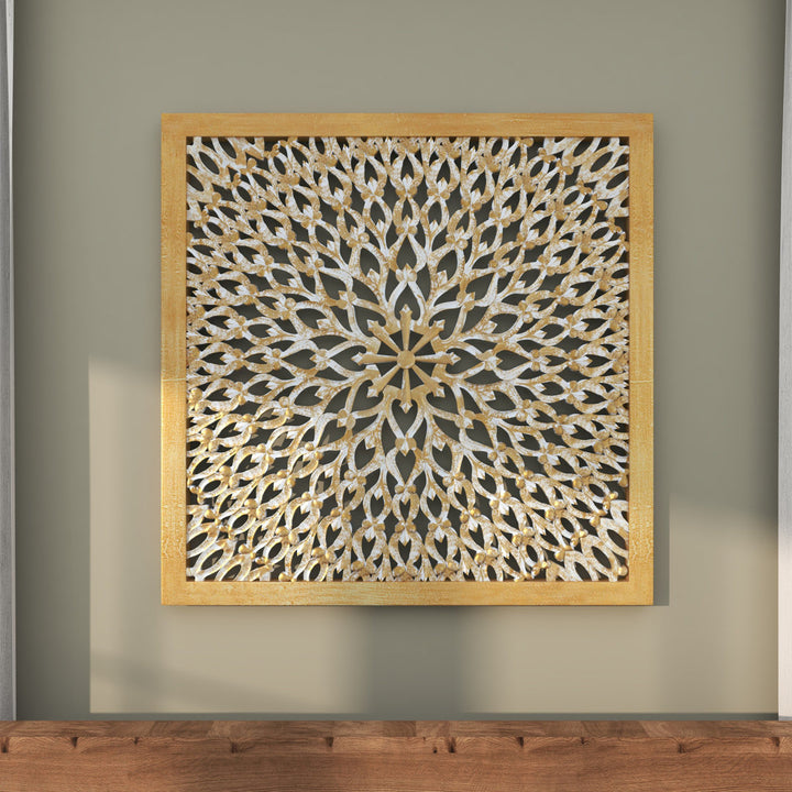 Abstract and Geometric Wall Décor Kelly Clarkson Home Size: 36" H x 36" W x 1" D