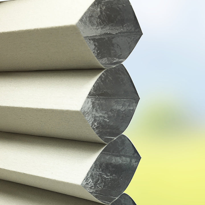 Custom Made Cordless Blackout Cellular Shade Chicology Blind Size: 33.5"W x 48"L Finish: Cotton