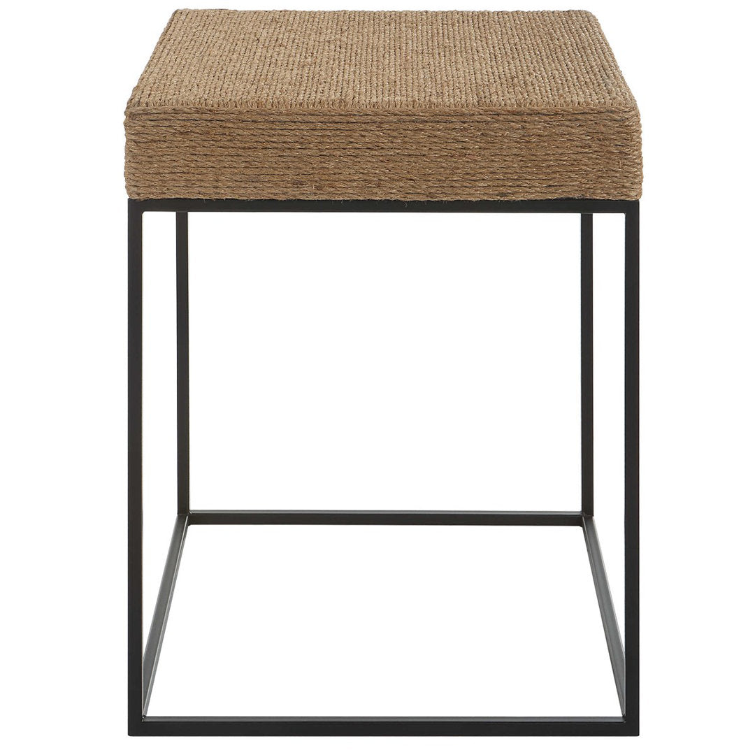 Canarsie Rustic Rope Accent Table Birch Lane™