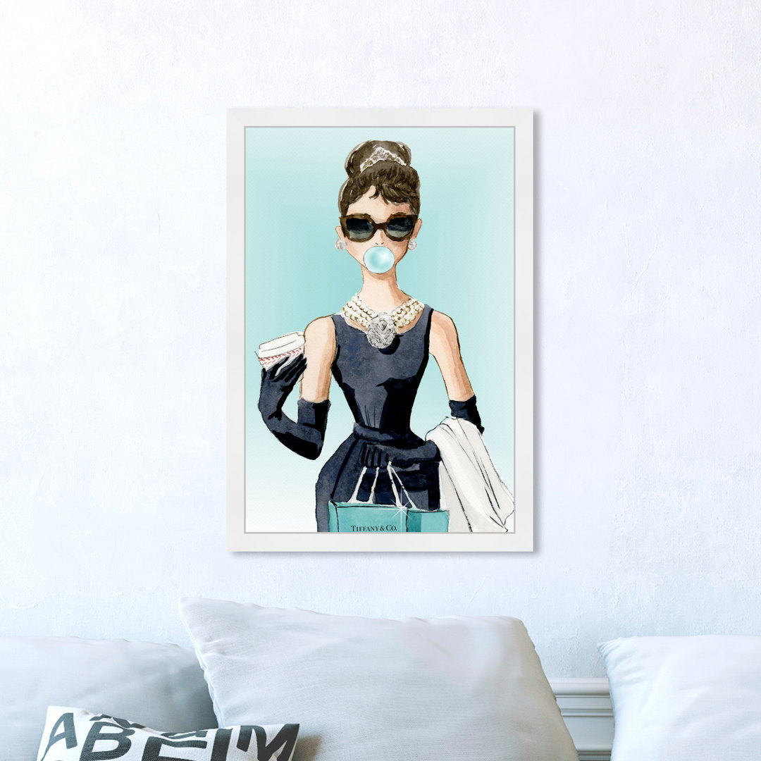 Bubble Gum Jewelry - Graphic Art on Canvas Oliver Gal Prints Size: 15" H x 10" W  Format: Wrapped Canvas