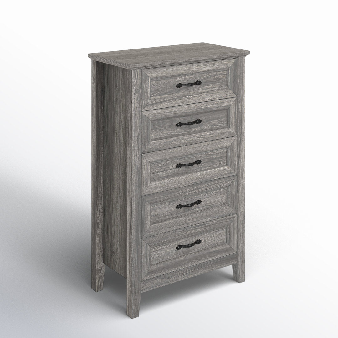 Humphrey 5 Drawer 27.5" W Chest Laurel Foundry Modern Farmhouse® Color: Gray