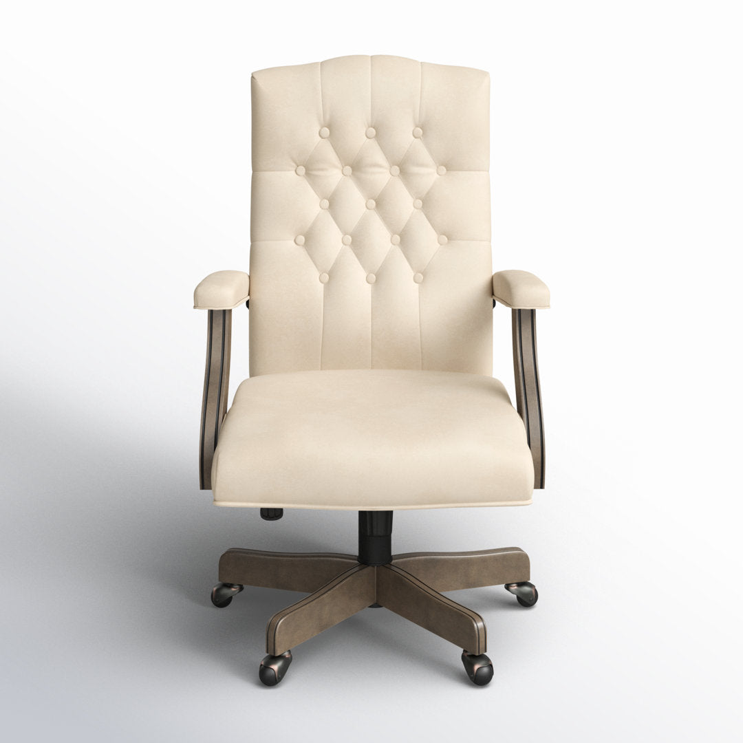 Mayson Executive Chair Three Posts™ Upholstery Color: Champagne