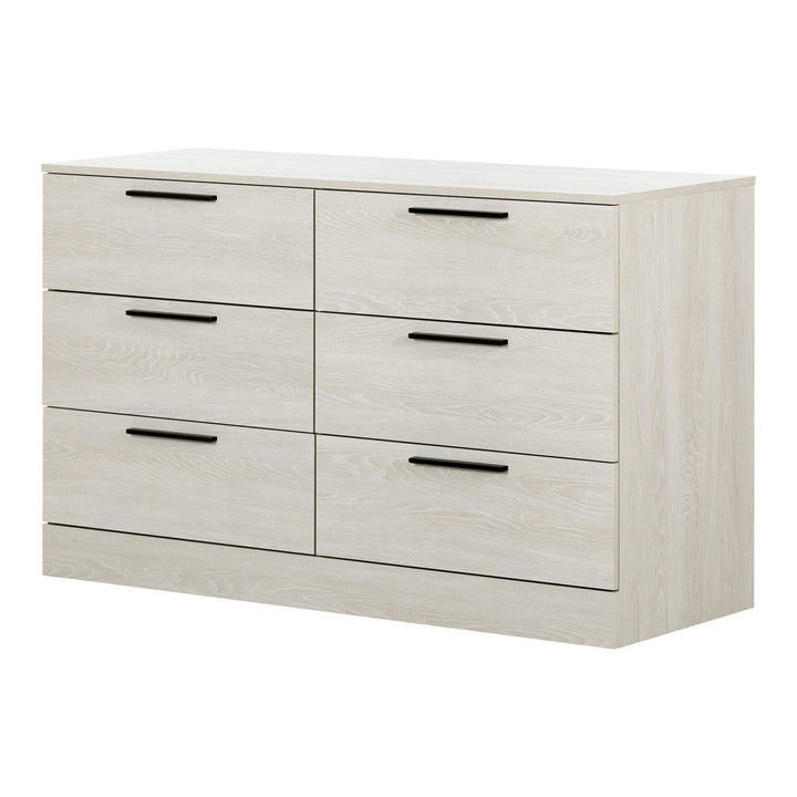 Step One Essential 6-Drawer Dresser South Shore Color: Winter Oak