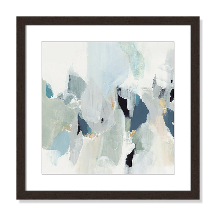 Little Talks II by Isabelle Z - Picture Frame Print on Canvas Casa Fine Arts Size: 17" H x 17" W x 1.25" D Format: Walnut Picture Framed Paper