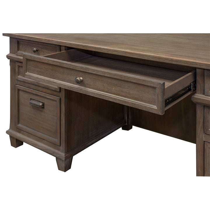 Alderton Solid Wood Credenza Desk Birch Lane™