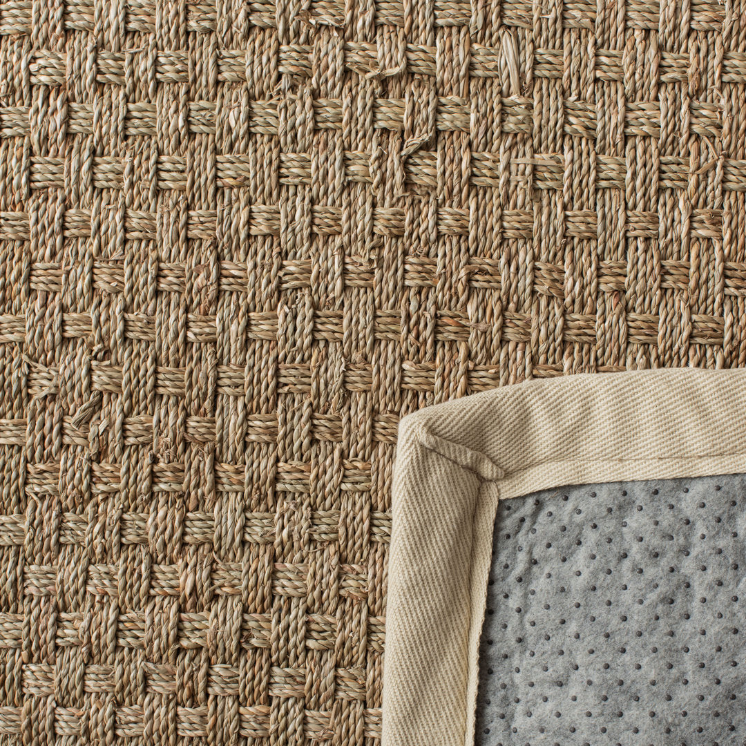 Dollard Natural Fiber Seagrass Rug Breakwater Bay Rug Size: Square 12'