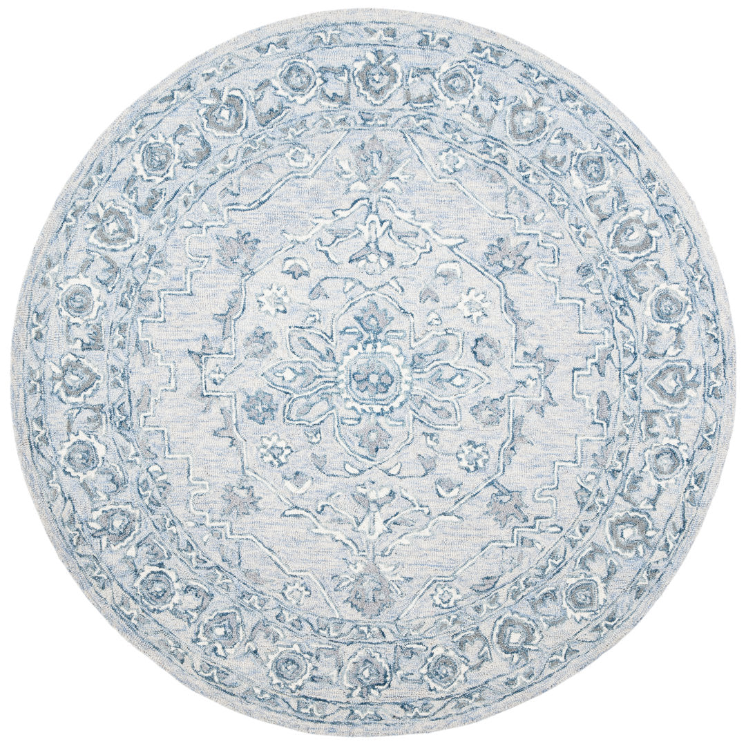 Daggett Hand Tufted Wool And Cotton With Latex Oriental Rug Charlton Home® Rug Size: Round 3'