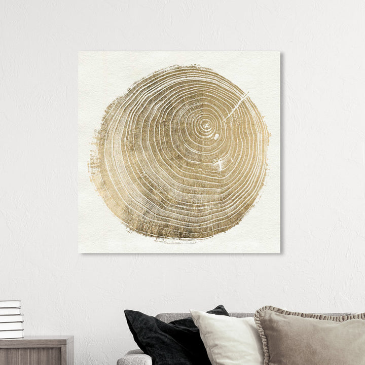 Abstract Cuore di Legno II - Picture Frame Graphic Art Print on Paper Brayden Studio® Size: 21.5" H x 21.5" W x 0.5" D Format: Brown Framed Paper