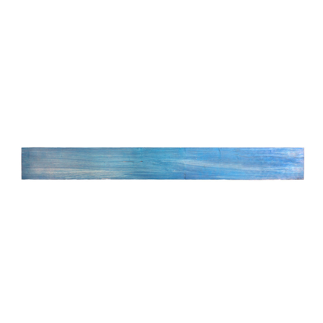 5" x 47" Reclaimed Peel and Stick Engineered Wood Wall Paneling e-Joy Color: Sky Blue