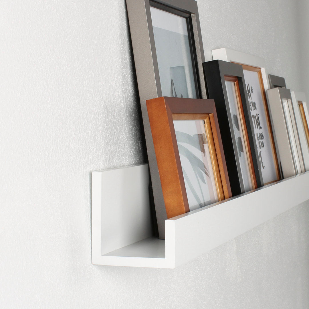 Kinta Wall Shelf Latitude Run® Finish: White