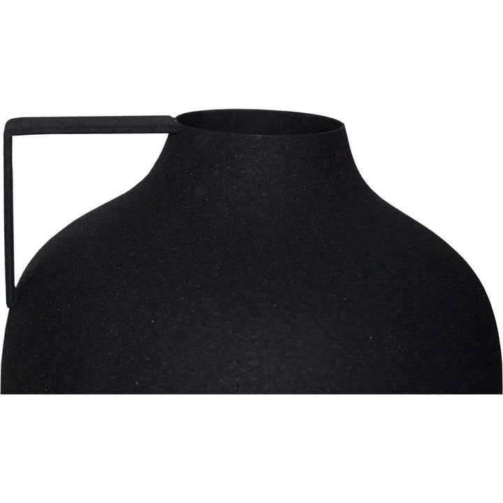 Aldrin 2 Piece Black Metal Table Vase Set (Set of 2) Joss & Main