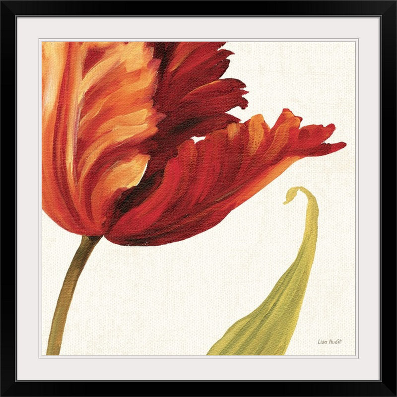 Joyful I' by Lisa Audit Painting Print Winston Porter Size: 32" H x 32" W x 1" D Format: Black Framed