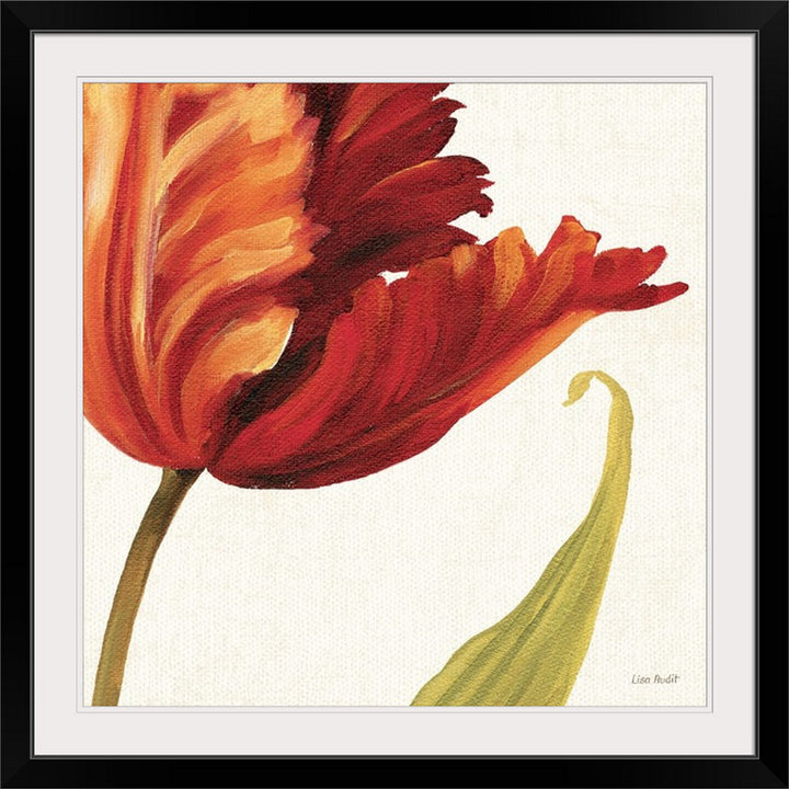 Joyful I' by Lisa Audit Painting Print Winston Porter Size: 32" H x 32" W x 1" D Format: Black Framed