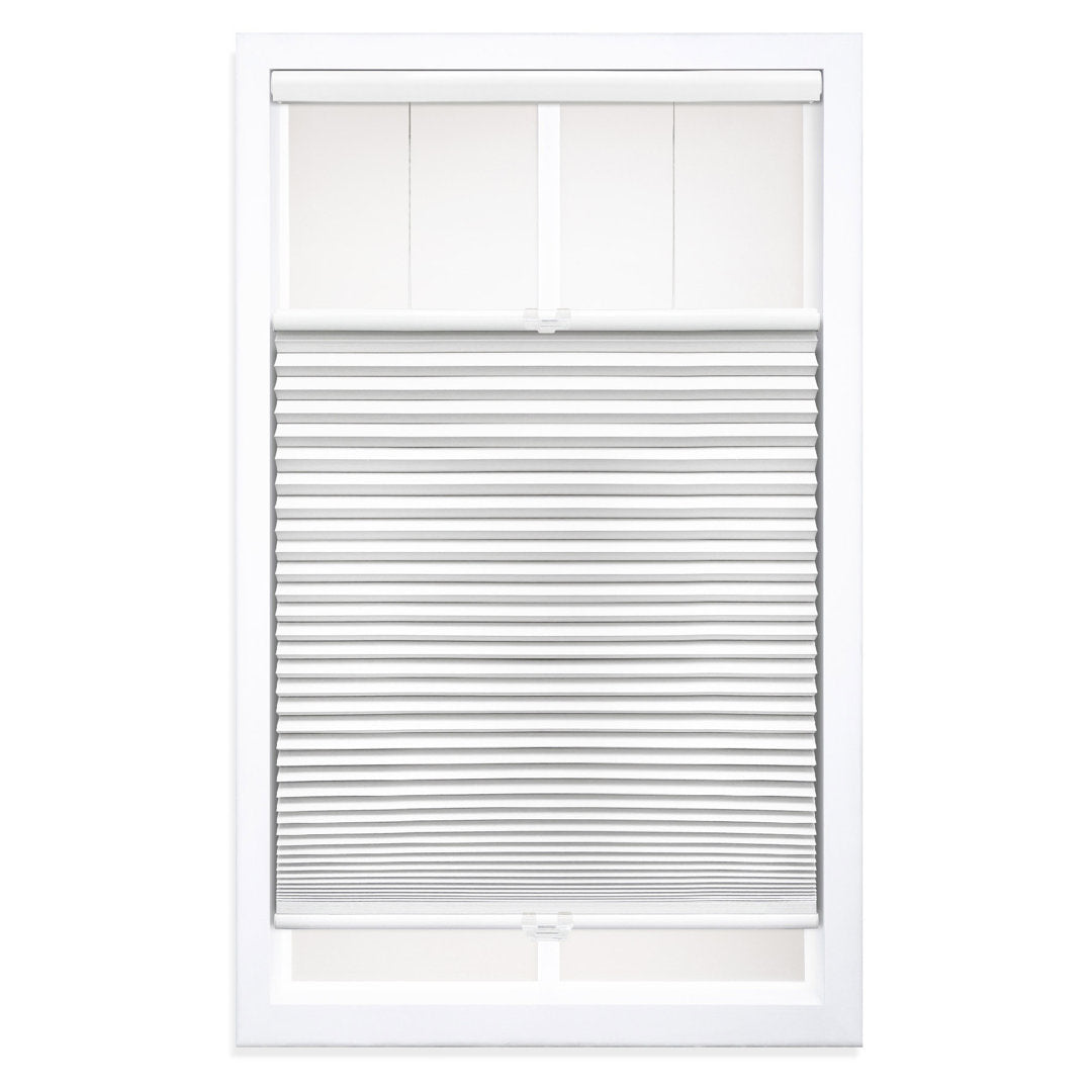 Sheba 1.5 inch Cordless Blackout Top Down bottom Up Cellular Shade Symple Stuff Blind Size: 68.5" W x 64" L Finish: White