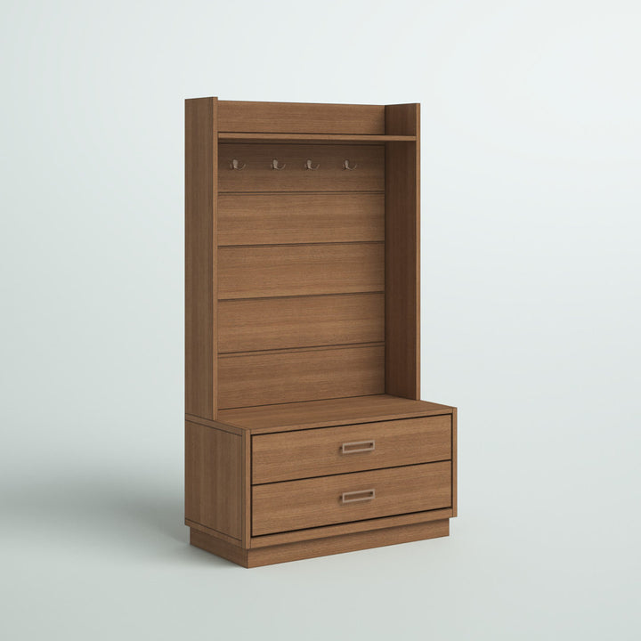 Bucher Hall Tree with Bench Mercury Row®